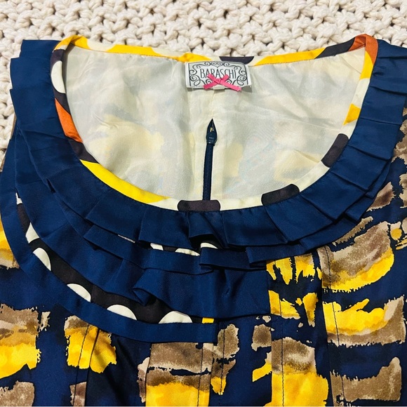 YOANA BARASCHI | Silk Midi Dress from Anthropologie - Size 4 - Picture 5 of 10